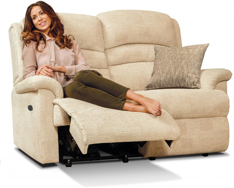 Olivia Powered Reclining 2-seater Fabric1