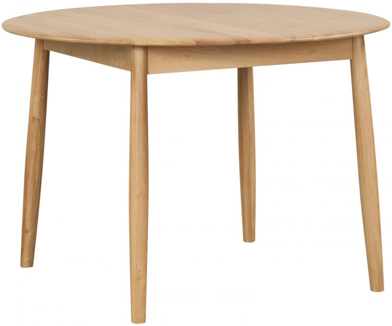 Scandi Collection Round Extending Dining table 110cm -140cm 