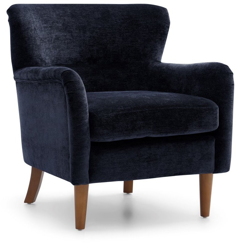 Accent Chair - Navy Luxe Chenille