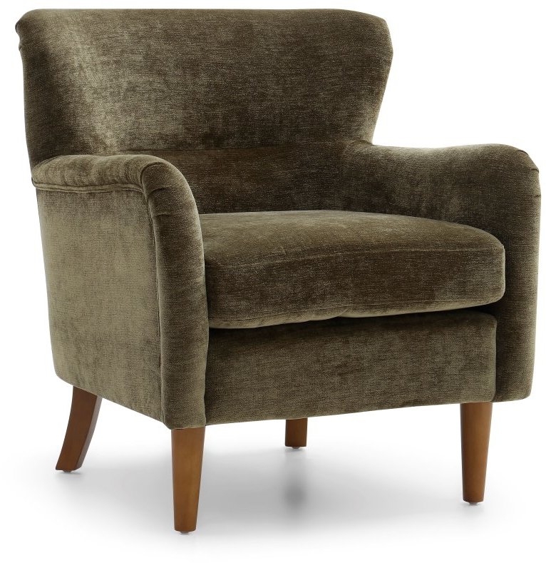 Accent Chair - Olive Luxe Chenille