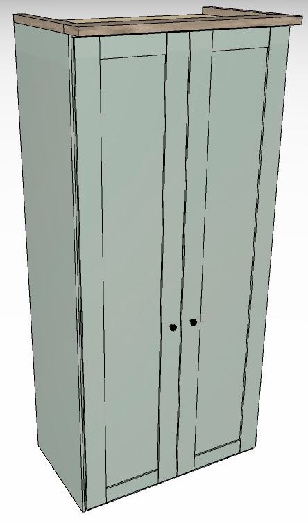 Ardley Bedroom Collection 2 Door Carcase Colour