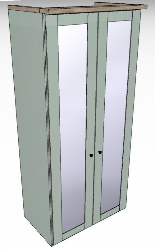 Ardley Bedroom Collection 2 Door 2 Mirrored Doors