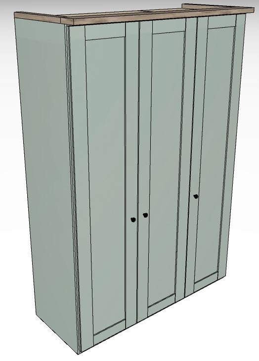 Ardley Bedroom Collection 3 Door Carcase Colour