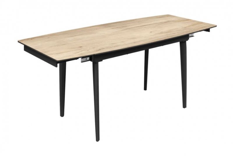 120-180cm  Extending Dining Table - Oak Look Ceramic