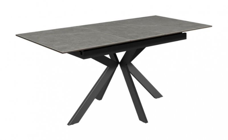 Phantom 130-170cm  Extending Dining Table -Matt Grey Ceramic