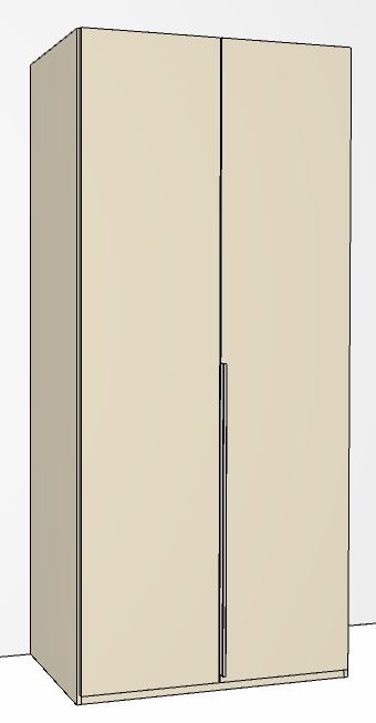 2 Doors Doors in Carcase Colour