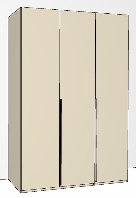 3 Doors Doors in Carcase Colour