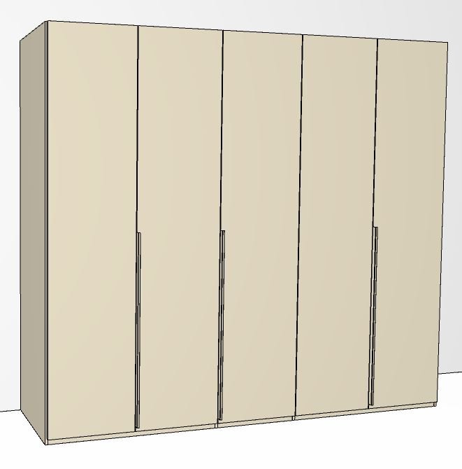 5 Doors Doors in Carcase Colour