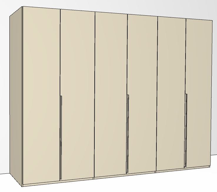 6 Doors Doors in Carcase Colour