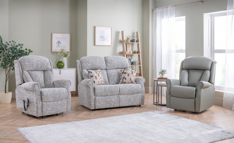 Ashfield Grande Single Motor Lift Recliner Fabric Options - Main Swatch Fabric