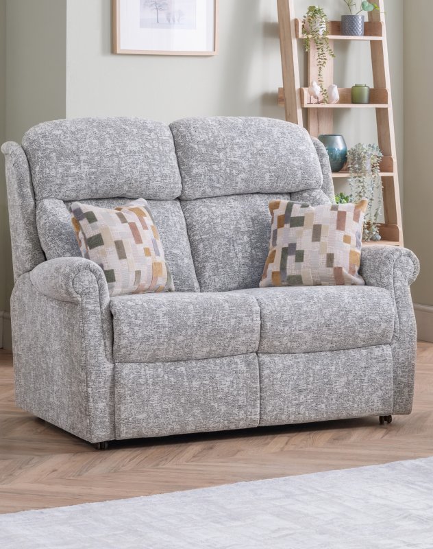 Ashfield Single Motor Reclining 2 Seat Settee Fabric Options - Main Swatch Fabric
