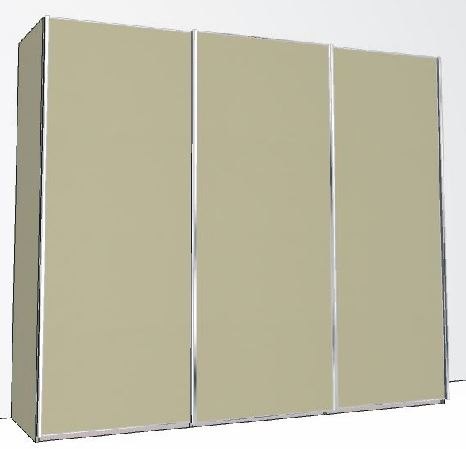 225cm 3 Door Robe Carcase Colour Door