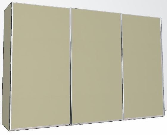 300cm 3 Door Robe Carcase Colour Door