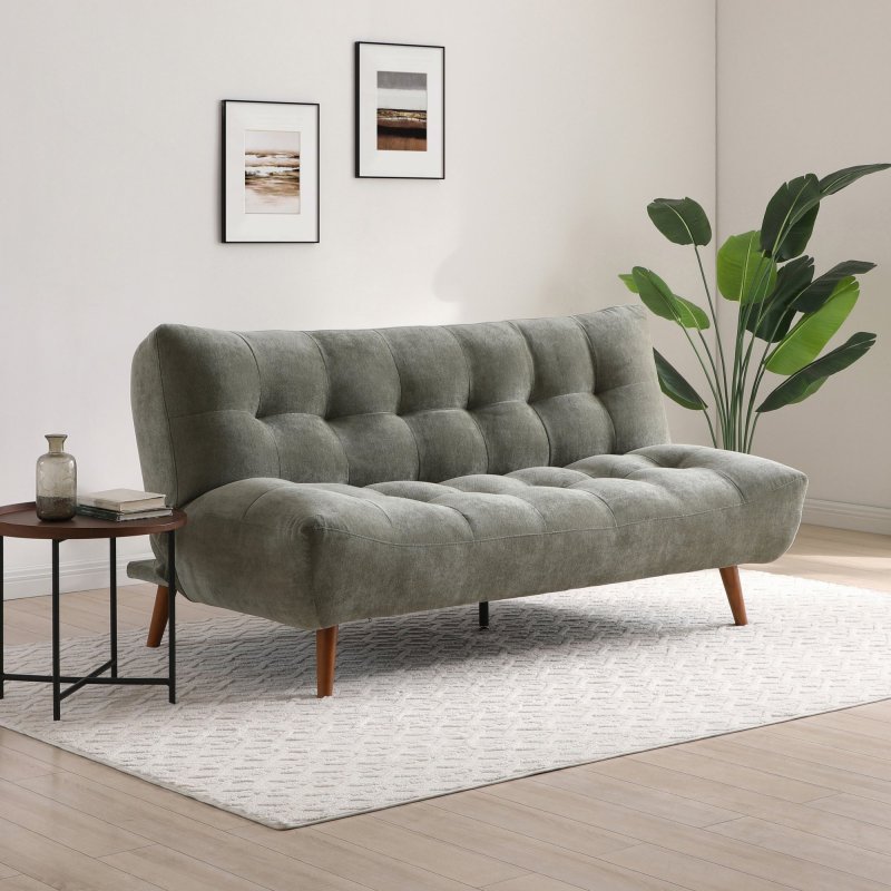 Caspian Sofa Bed Venus Washed Olive Chenille