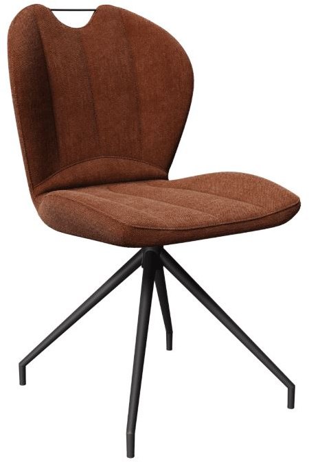New York Swivel Dining Chair - Terracotta