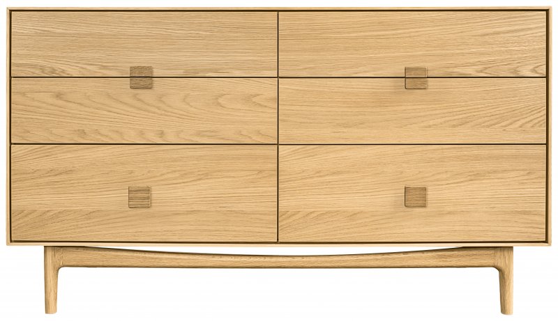 G Plan Larsen 6 Drawer Wide Chest