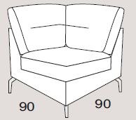 Mateo C1 Square Corner Fabric - Cat 120 - Dynamic Seat