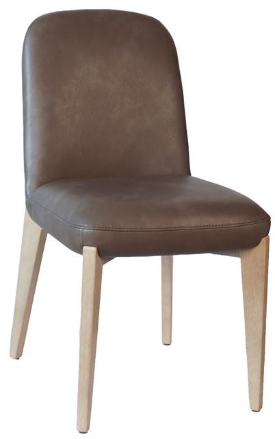 Lars Dining Chair - Brown PU