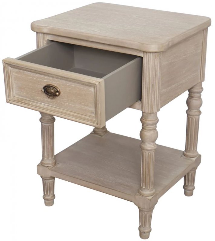 Ashley Side Table with Shelf