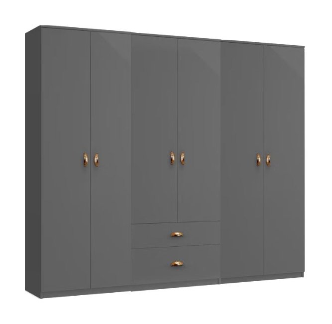 Witney Collection 6 Door Robe Plain / 2 Drawers