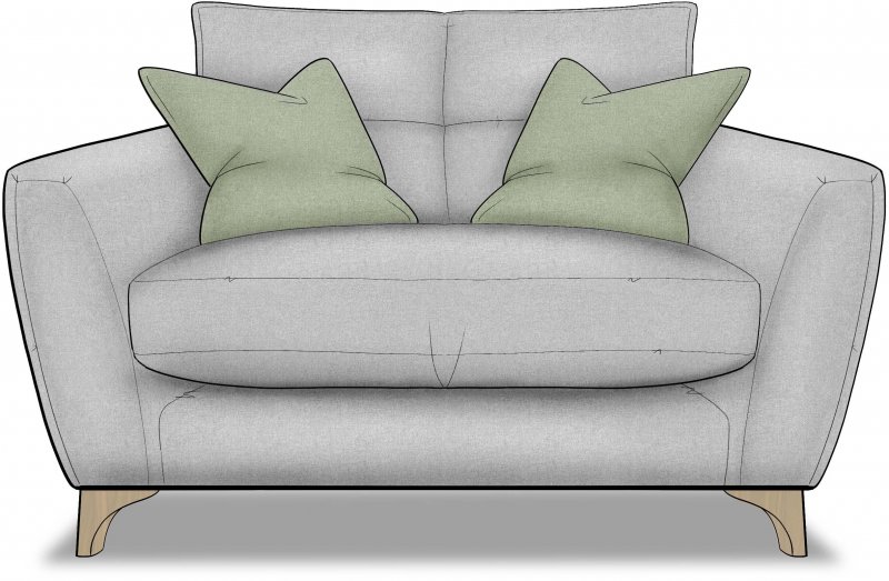 Michigan Cuddler Chair - B Fabric