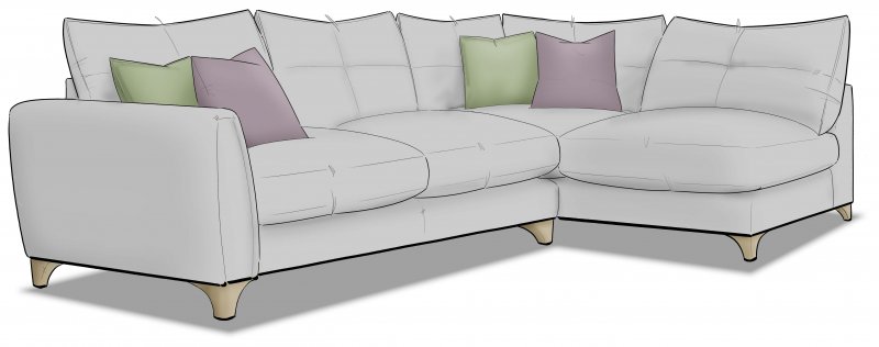 Michigan Corner Combi Sofa - Left Hand Facing - B Fabric