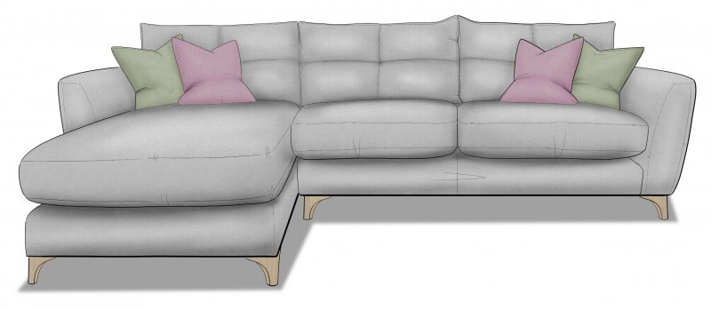 Michigan Chaise Sofa - Left Hand Facing - B Fabric