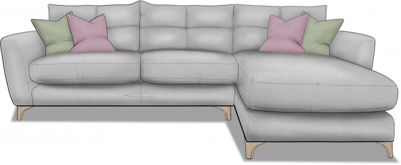 Michigan Chaise Sofa - Right Hand Facing - B Fabric