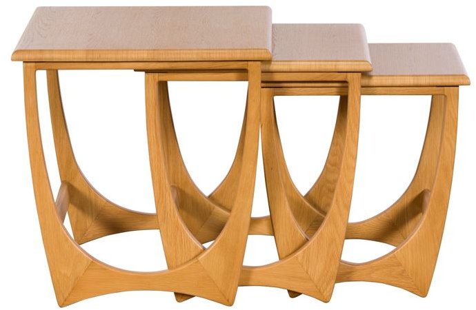 G Plan Larsen Nest of Tables Oak