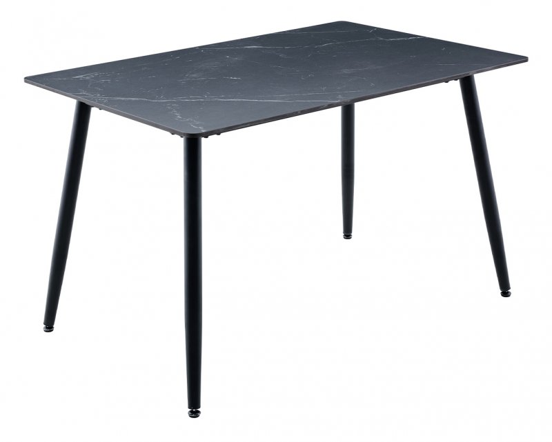 Dining Table Rectangle 120cm  - Black