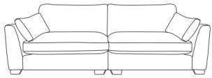 Grand Sofa - Split - B Fabric - Comfort Sit Crumb Foam