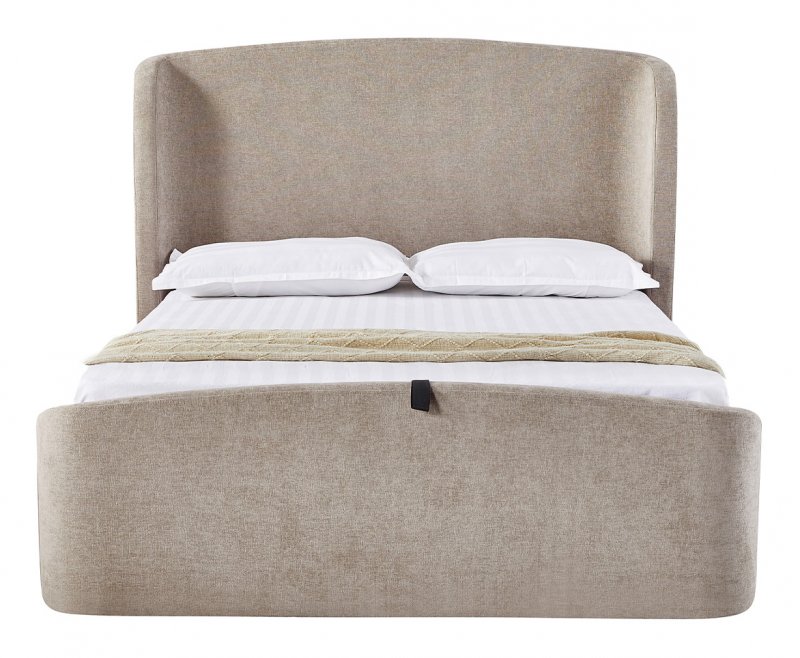 Modello Superking Ottoman Bed - Beige