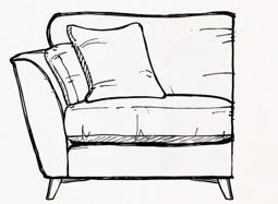 Lewis Small End Right Hand Facing - Grade A Fabric