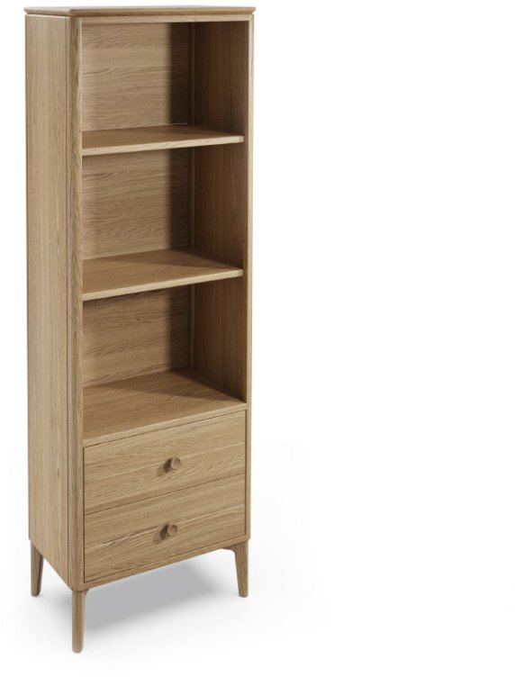 Larvik Oak Open Storage Unit