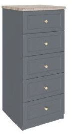 Kansas 5 Drawer XL Narrow Chest