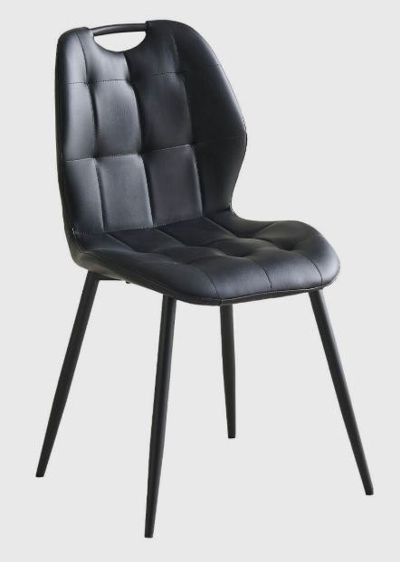 Napoli PU Dining Chair - Black - Boxed in 4's