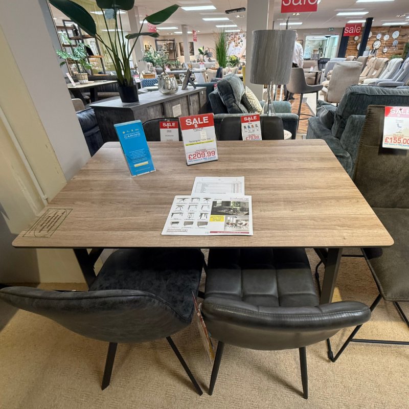 Algona 120cm Fixed Top Dining Table