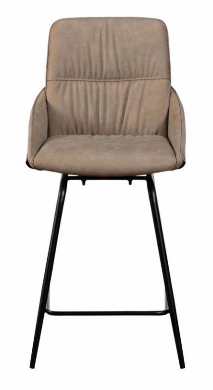Rogan Swivel Bartstool - Taupe - Seat Height 66cm