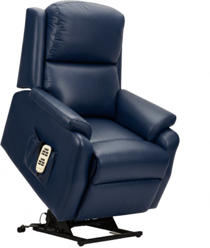 Dakota Small 1-motor Electric Riser Recliner Leather 1