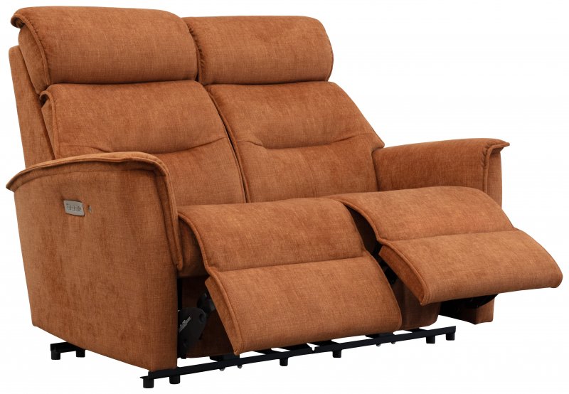 G-Plan Solna 2 Seater Electric Recliner Settee + Headrest & Lumbar Fabric - W