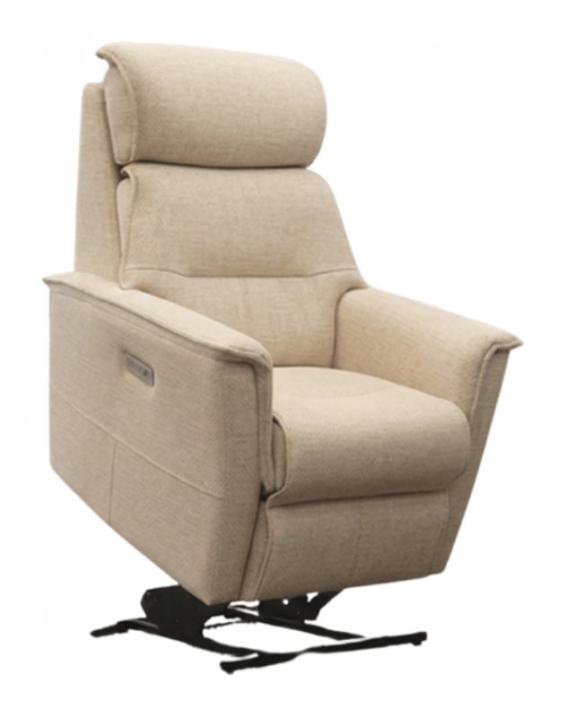 G-Plan Solna Elevate Riser Recliner Chair - Headrest & Lumbar + Heated Seat Fabric - W