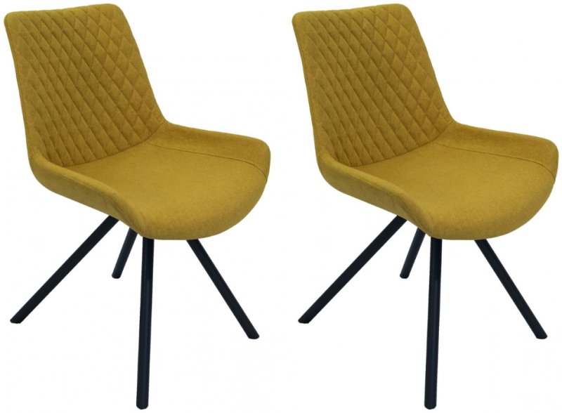 Piper Dining Chairs - Saffron
