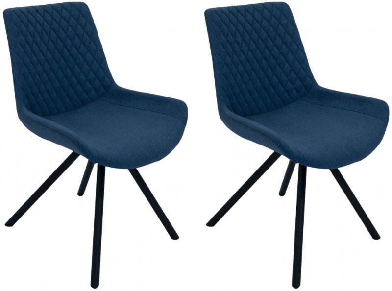 Piper Dining Chairs - Mineral Blue