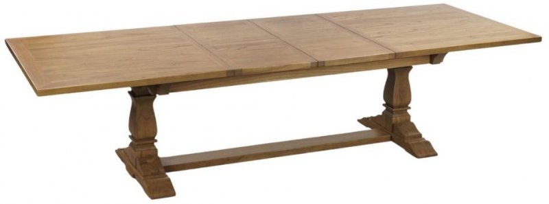 Watton Monastery Extending Dining Table - Grey Finish 180/240/280