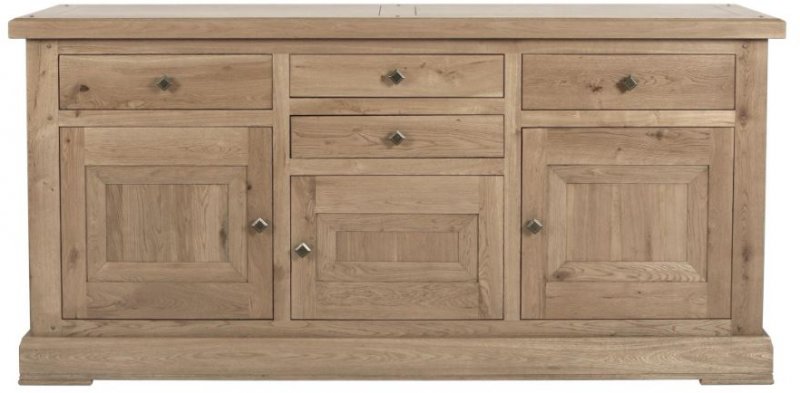 Watton Collection Lyon 3 Door Sideboard Grey Oiled Finish