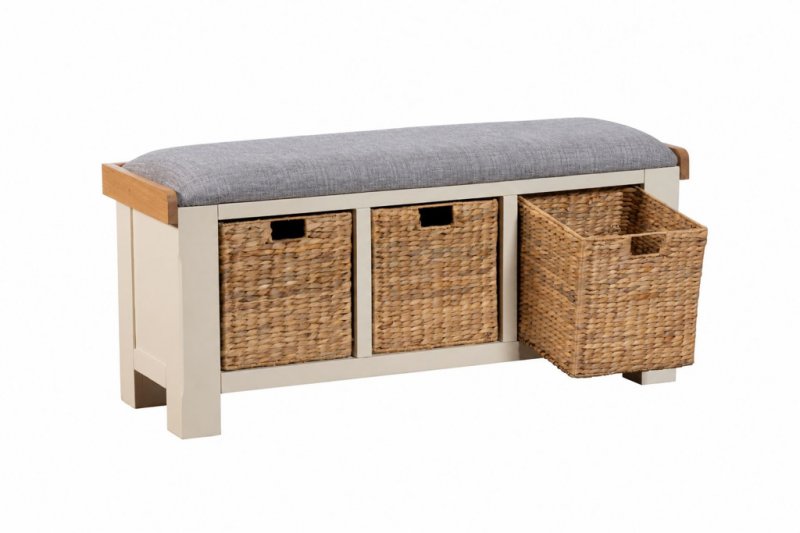 110CM UPHOLSTERED HALL BENCH