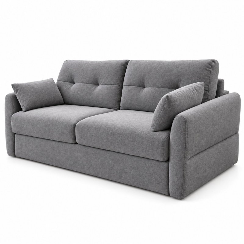 Salcombe Roll Out Sofa Bed Rhea Grey Chenille