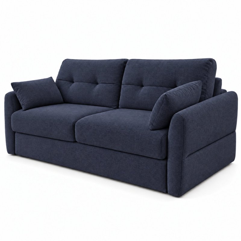 Salcombe Roll Out Sofa Bed Rhea Navy Chenille