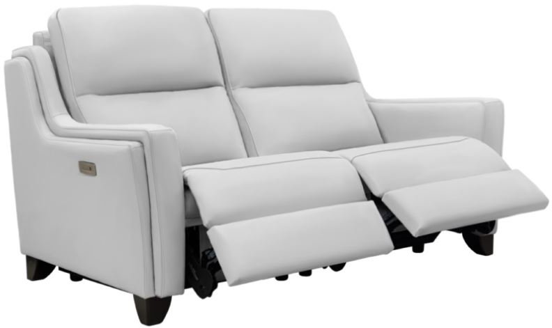 Portland 2026 Large 2 Sofa Double Power Plus Recliner with adjustable Headrest & Lumbar with Leather