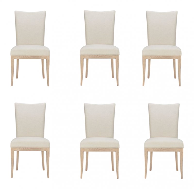 Deepdale 6 Dining Chairs In Linen